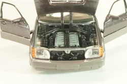 Mercedes-Benz 600 SEL (W140) 1991, silvergrey metallic, 1261SG, Schabak 1:43 Трещина в блистере!