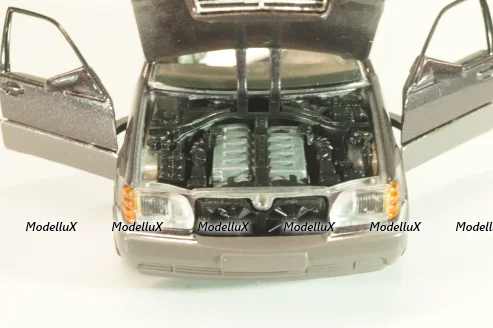 Mercedes-Benz 600 SEL (W140) 1991, silvergrey metallic, 1261SG, Schabak 1:43