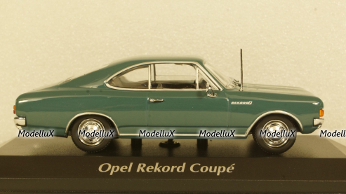 OPEL REKORD C COUPE - 1966 - BLUE, 940046121, Maxichamps 1:43
