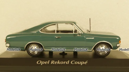 OPEL REKORD C COUPE - 1966 - BLUE, 940046121, Maxichamps 1:43