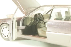 Mercedes-Benz 600 SEL (W140) 1991, silvergrey metallic, 1261SG, Schabak 1:43 Трещина в блистере!