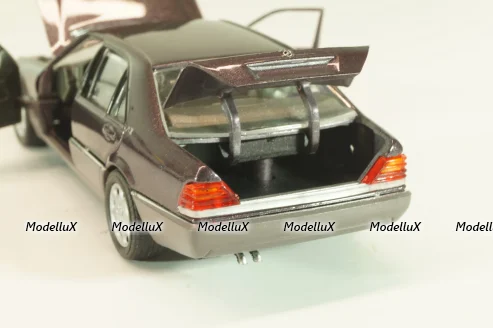 Mercedes-Benz 600 SEL (W140) 1991, silvergrey metallic, 1261SG, Schabak 1:43