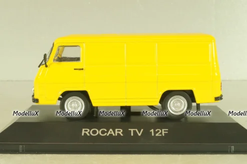 Rocar TV 12F bus 1988, yellow, Masini de Legenda №17, Deagostini 1:43