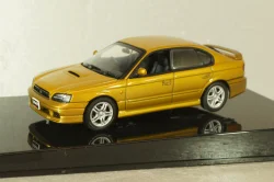 Subaru Legacy B4 1999, gold, 58611, Autoart 1:43