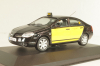 Nissan Primera (P12) Taxi Barcelona 2001, black/yellow, JC064, J-collection 1:43