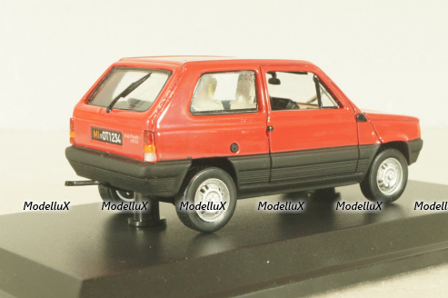Fiat Panda 1980, red, Hachette 1:43 Без блистера!
