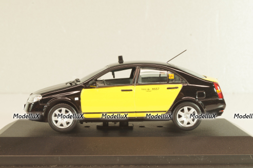Nissan Primera (P12) Taxi Barcelona 2001, black/yellow, JC064, J-collection 1:43