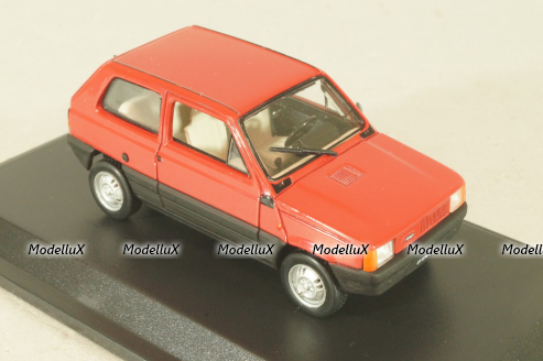 Fiat Panda 1980, red, Hachette 1:43 Без блистера!