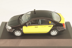 Nissan Primera (P12) Taxi Barcelona 2001, black/yellow, JC064, J-collection 1:43