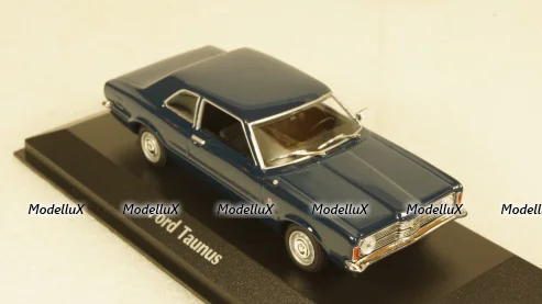 FORD TAUNUS - 1970 - DARK BLUE, 940081302, Maxichamps 1:43