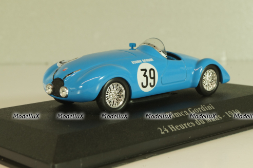 Simca Gordini #39 24Hr. Le Mans 1939, blue, 2235019, Atlas La Saga Gordini 1:43