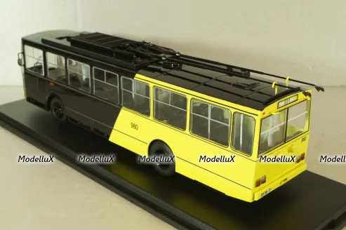 Skoda 14TR Potsdam, blac/yellow, PLC47172, Bus Potsdam, Premium ClassixXS 1:43