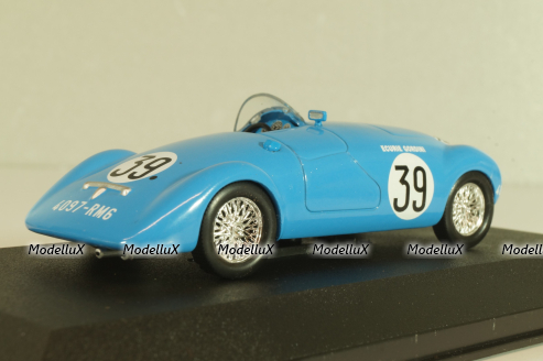 Simca Gordini #39 24Hr. Le Mans 1939, blue, 2235019, Atlas La Saga Gordini 1:43