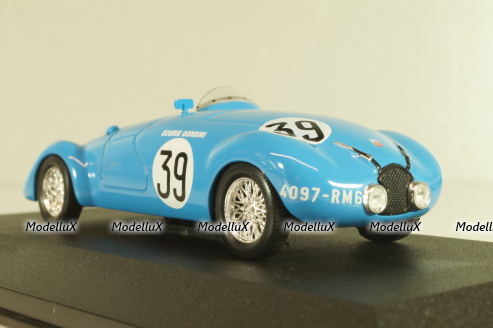 Simca Gordini #39 24Hr. Le Mans 1939, blue, 2235019, Atlas La Saga Gordini 1:43