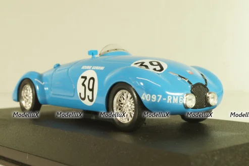 Simca Gordini #39 24Hr. Le Mans 1939, blue, 2235019, Atlas La Saga Gordini 1:43