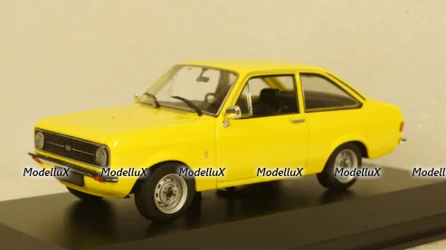 Ford Escort 1975, yellow, 940084100, Maxichamps 1:43