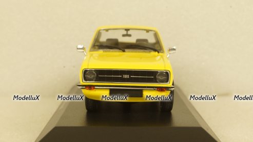 Ford Escort 1975, yellow, 940084100, Maxichamps 1:43