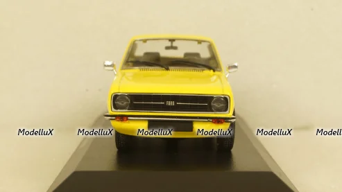 Ford Escort 1975, yellow, 940084100, Maxichamps 1:43