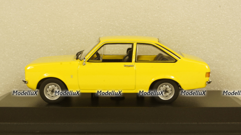 Ford Escort 1975, yellow, 940084100, Maxichamps 1:43
