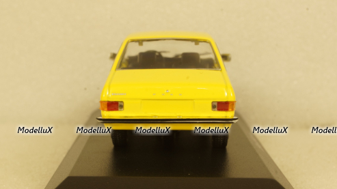 Ford Escort 1975, yellow, 940084100, Maxichamps 1:43