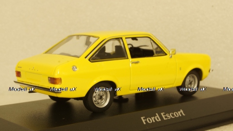 Ford Escort 1975, yellow, 940084100, Maxichamps 1:43