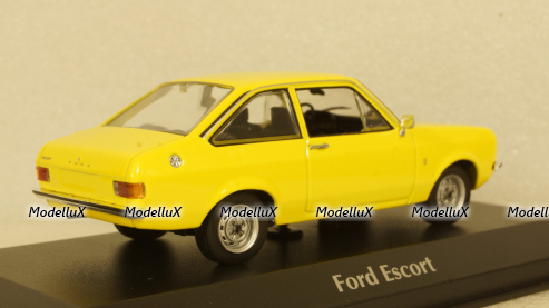 Ford Escort 1975, yellow, 940084100, Maxichamps 1:43