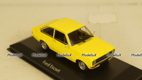 Ford Escort 1975, yellow, 940084100, Maxichamps 1:43