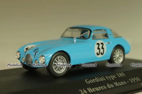 Gordini type 18S #33 24Hr. Le Mans 1950, blue, 2235010, Atlas La Saga Gordini 1:43