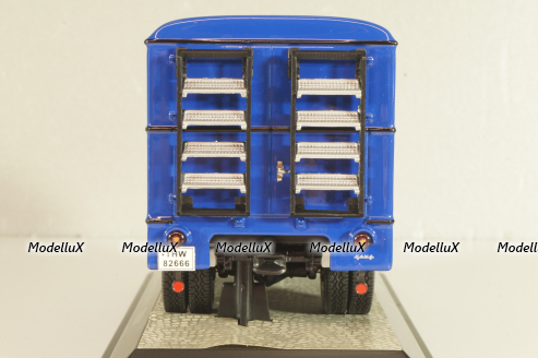 Mercedes-Benz LA 911 THW, Police 1960, blue, Premium Classixxs 1:43