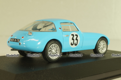 Gordini type 18S #33 24Hr. Le Mans 1950, blue, 2235010, Atlas La Saga Gordini 1:43