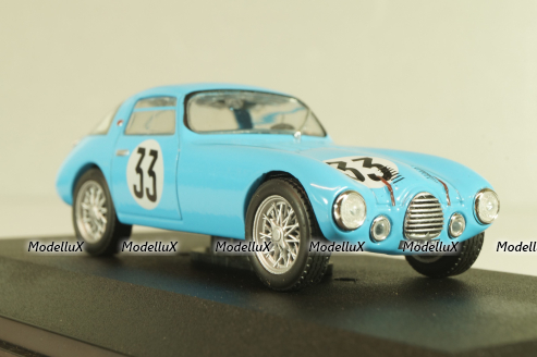 Gordini type 18S #33 24Hr. Le Mans 1950, blue, 2235010, Atlas La Saga Gordini 1:43
