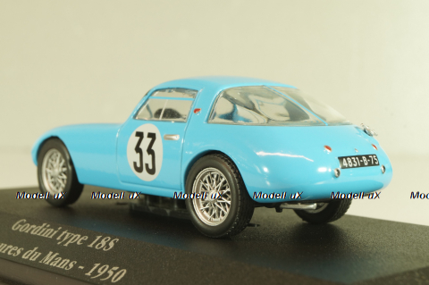 Gordini type 18S #33 24Hr. Le Mans 1950, blue, 2235010, Atlas La Saga Gordini 1:43