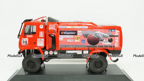 Прицеп автовоз, 1 ось, серебро, Cararama 1:43