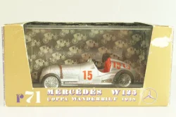 Mercedes-Benz W125 #15 Coppa Wanderbilt 1938, silver, R071, Brumm 1:43