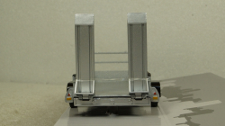 Прицеп автовоз, 1 ось, серебро, Cararama 1:43