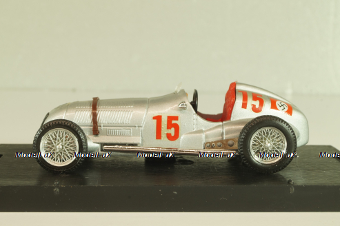 Mercedes-Benz W125 #15 Coppa Wanderbilt 1938, silver, R071, Brumm 1:43