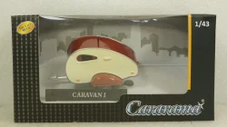 Caravan I burgundy / creamy white, Cararama 1:43