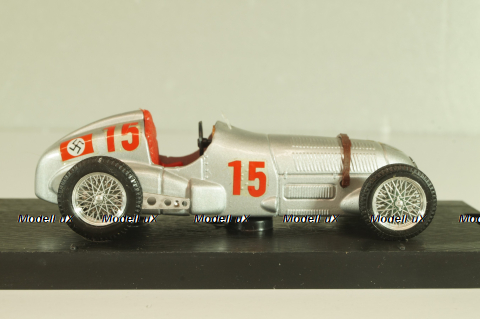 Mercedes-Benz W125 #15 Coppa Wanderbilt 1938, silver, R071, Brumm 1:43