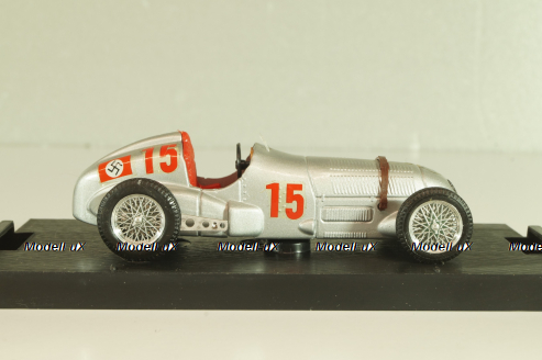 Mercedes-Benz W125 #15 Coppa Wanderbilt 1938, silver, R071, Brumm 1:43