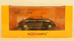 Volkswagen Hebmuller cabriolet 1950, black, built on VW Beetle (Typ 14), 940052130, Maxichamps 1:43