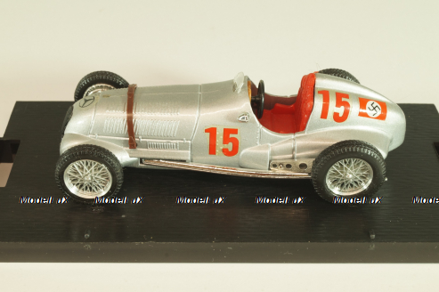 Mercedes-Benz W125 #15 Coppa Wanderbilt 1938, silver, R071, Brumm 1:43