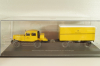 Hanomag ST 100 with trailer "Deutsche Bundespost", yellow, Schuco 1:43