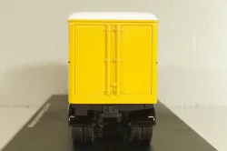 Hanomag ST 100 with trailer "Deutsche Bundespost", yellow, Schuco 1:43