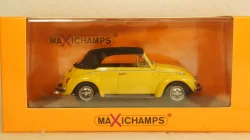 Volkswagen 1302 Cabriolet 1970, yellow, 940055030, Maxichamps 1:43