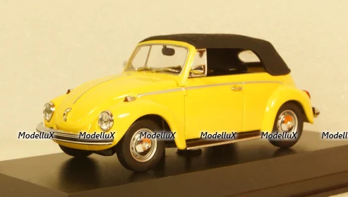 Volkswagen 1302 Cabriolet 1970, yellow, 940055030, Maxichamps 1:43