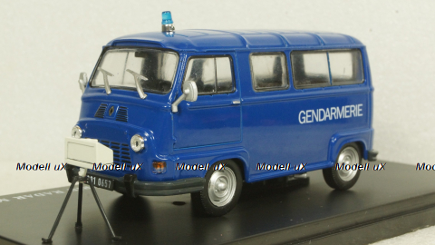 Renault Estafette 800 Gendarmerie Mobile radar 1978 blue, Hachette 1:43