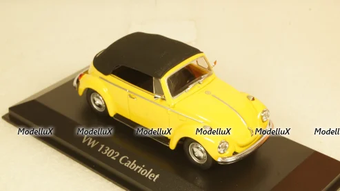 Volkswagen 1302 Cabriolet 1970, yellow, 940055030, Maxichamps 1:43