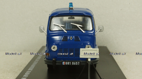 Renault Estafette 800 Gendarmerie Mobile radar 1978 blue, Hachette 1:43