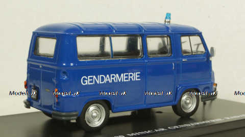 Renault Estafette 800 Gendarmerie Mobile radar 1978 blue, Hachette 1:43