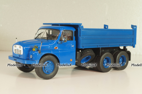 Tatra 148 S3 1985 самосвал, blue, Atlas 1:43 (Без подиума)
